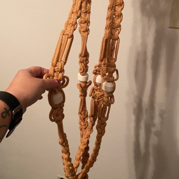 Large crotchet hanging plant holder - Picture 2 of 4